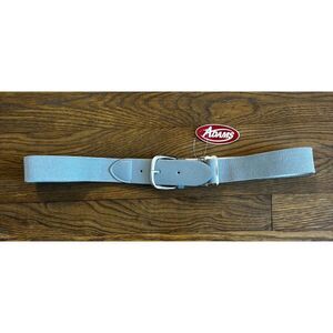 NWT Adams Adult / Youth Elastic Baseball Softball Belt 1.5" Wide Gray 18-40" Uni